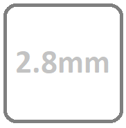 ogniskowa 2.8mm
